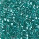 Miyuki delica Perlen 8/0 - Sparkling aqua green lined crystal DBL-904